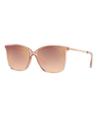 Michael Kors Women's Zermatt Mirrored Square 61mm Polarized Sunglasses