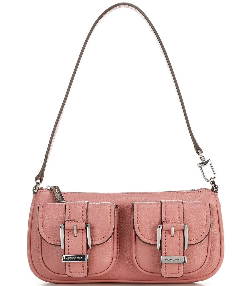 Michael Kors Zoe Small Convertible Buckled Dual Pocket Pouchette