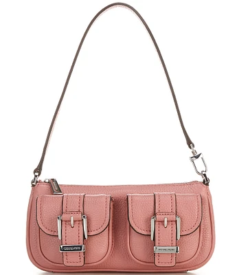 Michael Kors Zoe Small Convertible Buckled Dual Pocket Pouchette