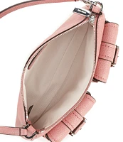 Michael Kors Zoe Small Convertible Buckled Dual Pocket Pouchette