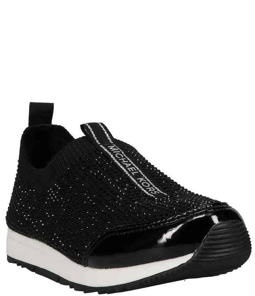 MICHAEL Michael Kors Girls' Allie Sock Crystal Slip-On Sneakers (Toddler)