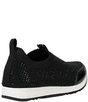 Michael Kors Girls' Allie Sock Crystal Slip-On Sneakers (Youth)