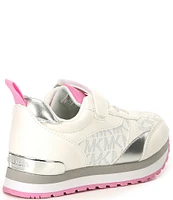 MICHAEL Michael Kors Girls' Bille Dorian Metallic Detail Sneakers (Infant)