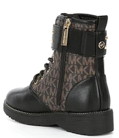 MICHAEL Michael Kors Girls' Haskell Combat Boots (Youth)