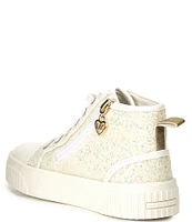 MICHAEL Michael Kors Girls' Jem Split Hi-Top Glitter Sneakers (Infant)