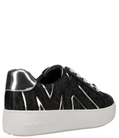 MICHAEL Michael Kors Girls' Jordana Airin Glitter Logo Sneakers (Toddler)