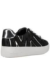 MICHAEL Michael Kors Girls' Jordana Airin Glitter Logo Sneakers (Youth)