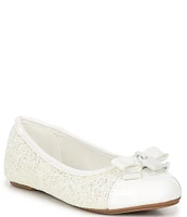 MICHAEL Michael Kors Girls' Kenya Glitter Lock Ballet Flats (Youth)