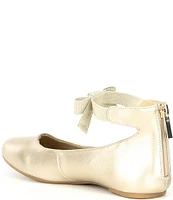 MICHAEL Michael Kors Girls' Kenyah Kay Signature Logo Charm Ballet Flats (Youth)