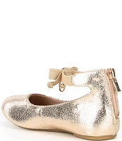 MICHAEL Michael Kors Girls' Kenyah Kay-T Signature Logo Charm Ballet Flats (Toddler)