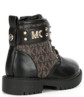 MICHAEL Michael Kors Girls' Madeline Haskell Stud Combat Boots (Infant)