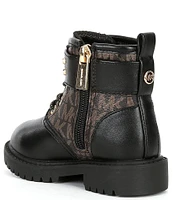 MICHAEL Michael Kors Girls' Madeline Haskell Stud Combat Boots (Toddler)