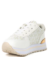 MICHAEL Michael Kors Girls' Metallic Detail Monique Sneakers (Youth)