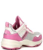 MICHAEL Michael Kors Girls' Olympia Glitter Detail Sneakers (Toddler)