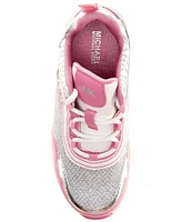 MICHAEL Michael Kors Girls' Olympia Glitter Detail Sneakers (Toddler)