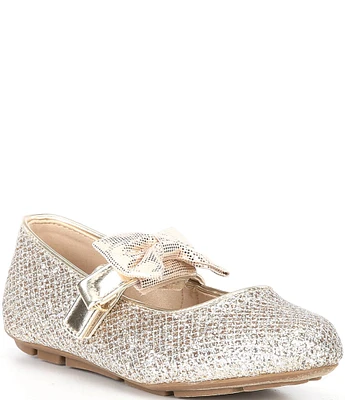 MICHAEL Michael Kors Girls' San Rover Harin Glitter Mary Jane Ballerina Flats (Toddler)