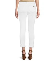 MICHAEL Michael Kors Izzy Skinny Roll Hem Denim Crop Skinny Leg Jeans