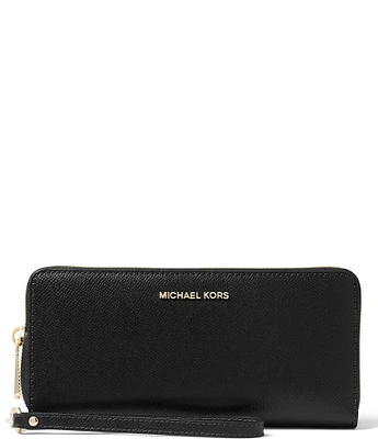 Michael Kors Jet Set Continental Multifunction Phone Gold-Tone Wristlet