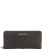 Michael Kors Jet Set Continental Multifunction Phone Silver-Tone Wristlet