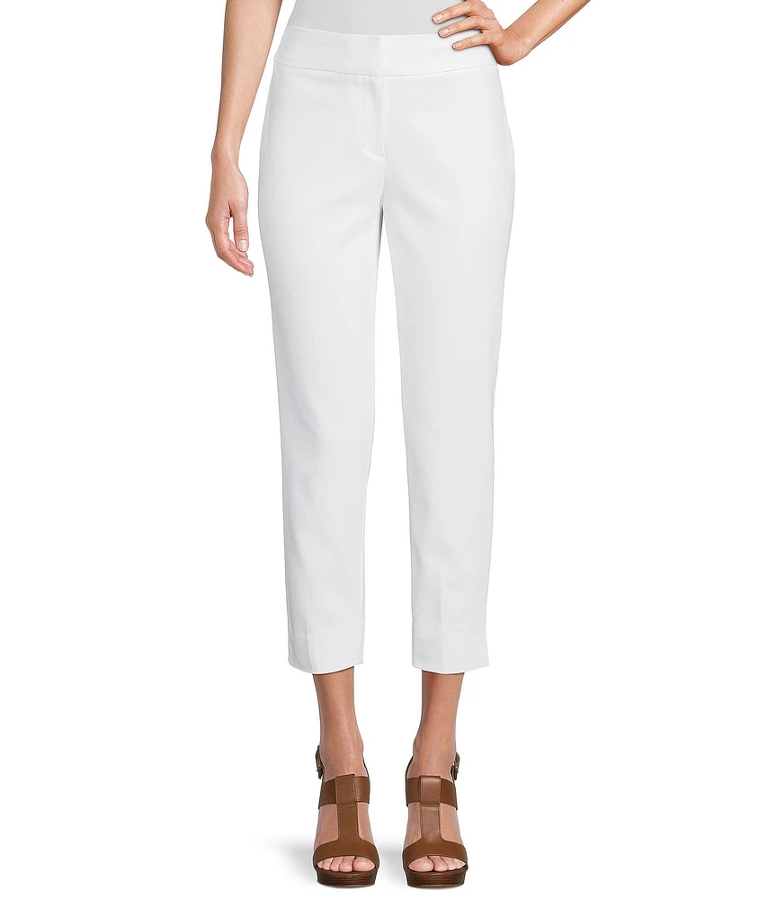 MICHAEL Michael Kors Lux Tech Stretch Slit Hem Capri Pants