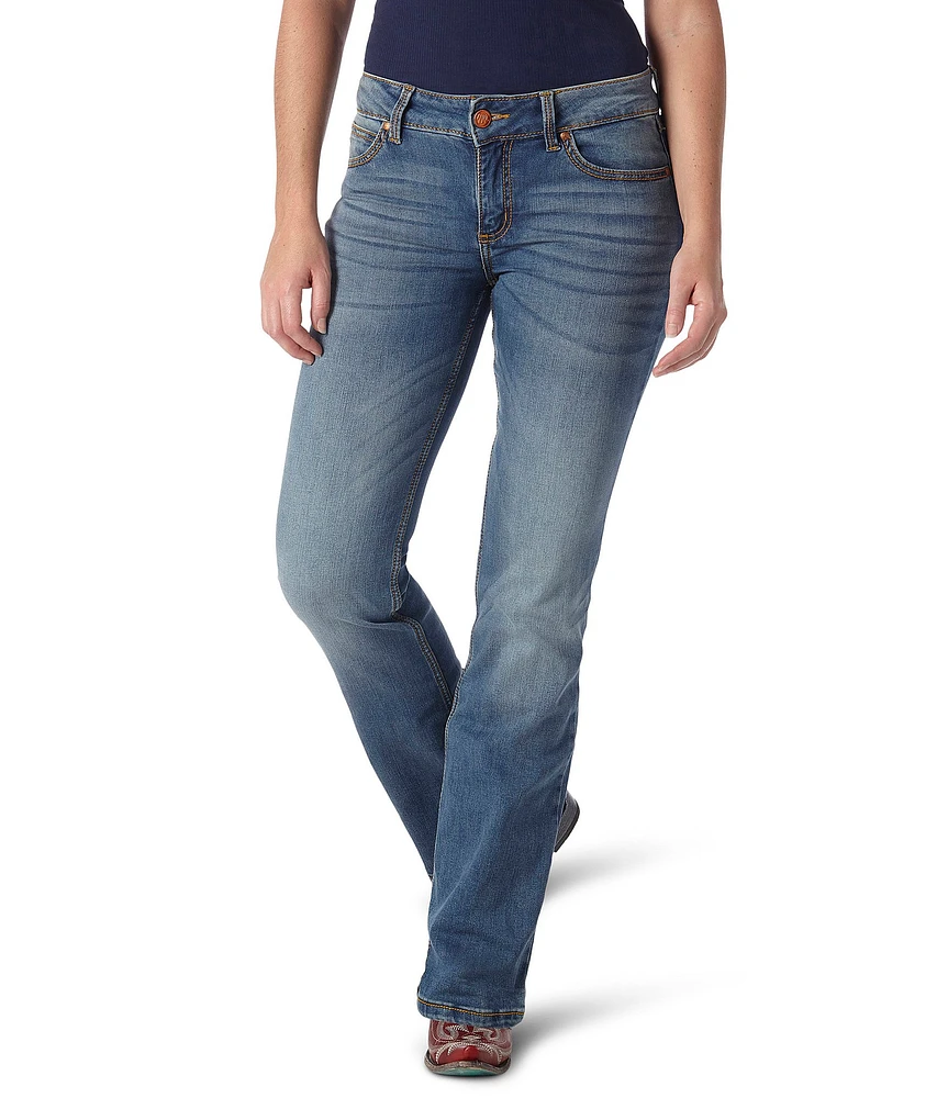 Wrangler® Mid Rise Bootcut Jeans