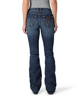 Wrangler® Mid Rise #double;W#double; Stitch Back Pocket Bootcut Jeans