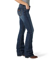 Wrangler® Mid Rise #double;W#double; Stitch Back Pocket Bootcut Jeans