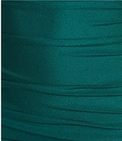 Midnight Doll Satin Jersey Knit Sleeveless Criss Cross Tie Back Dress