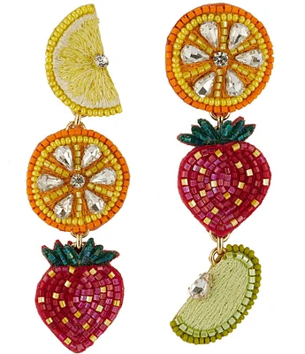Mignonne Gavigan Alita Fruit Linear Resort Earrings