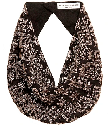 Mignonne Gavigan Dakota Beaded Statement Scarf Necklace