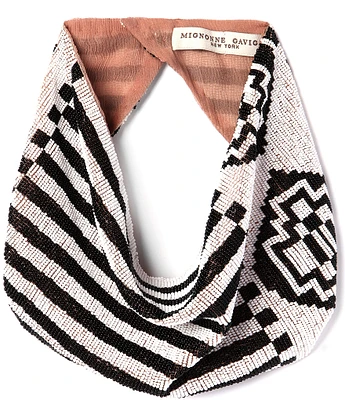 Mignonne Gavigan Geometric Scarf Statement Necklace