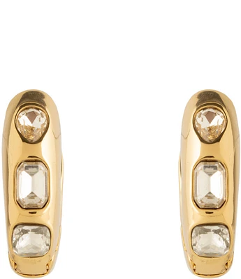 Mignonne Gavigan Ludlow Crystal Hoop Earrings