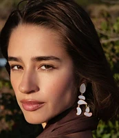 Mignonne Gavigan Luxe Paulina Mother Of Pearl Drop Earrings
