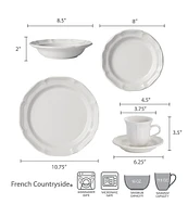 Mikasa French Countryside 40-Piece Dinnerware Set