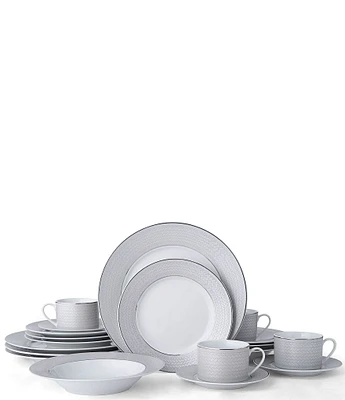 Mikasa Percy Gray 20-Piece Dinnerware Set