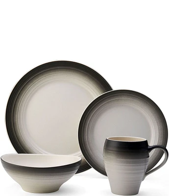Mikasa Swirl Ombre 4-Piece Place Setting, Service for 1