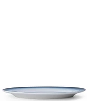 Mikasa Swirl Ombre Blue Oval Platter 13.75#double;