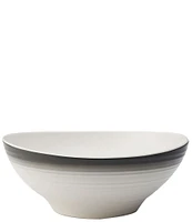 Mikasa Swirl Ombre Graphite Vegetable Bowl