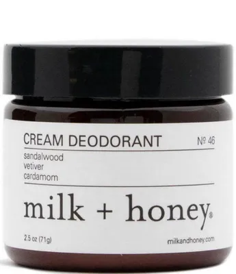 Milk & Honey Cream Deodorant No. 46 Sandalwood, Vetiver & Cardamom