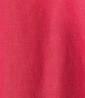 Ming Wang Collar Split V-Neck Short Sleeve Shirt Dress