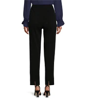 Ming Wang Knit Cropped Pull-On Tailored Fit Pant