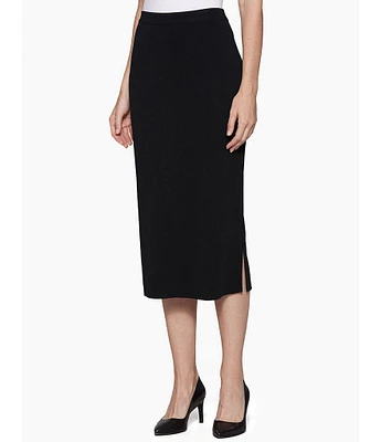 Ming Wang Midi Length Pencil Skirt