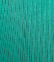 Ming Wang Plus Ribbed A-Line Midi Skirt