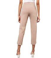 Ming Wang Ponte Straight Leg Tulip Pants