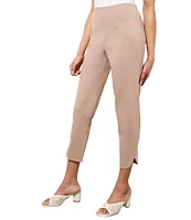 Ming Wang Ponte Straight Leg Tulip Pants