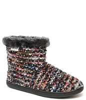 Minnetonka Betty Knit Faux Fur Bootie Slippers