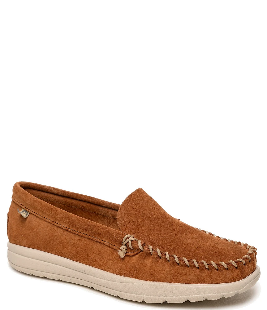 Minnetonka Discover Classic Suede Loafer Mocs