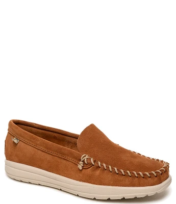 Minnetonka Discover Classic Suede Loafer Mocs