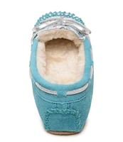 Minnetonka Girls' Cassie Suede Moccasins (Toddler)