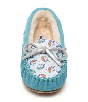 Minnetonka Girls' Cassie Suede Moccasins (Toddler)